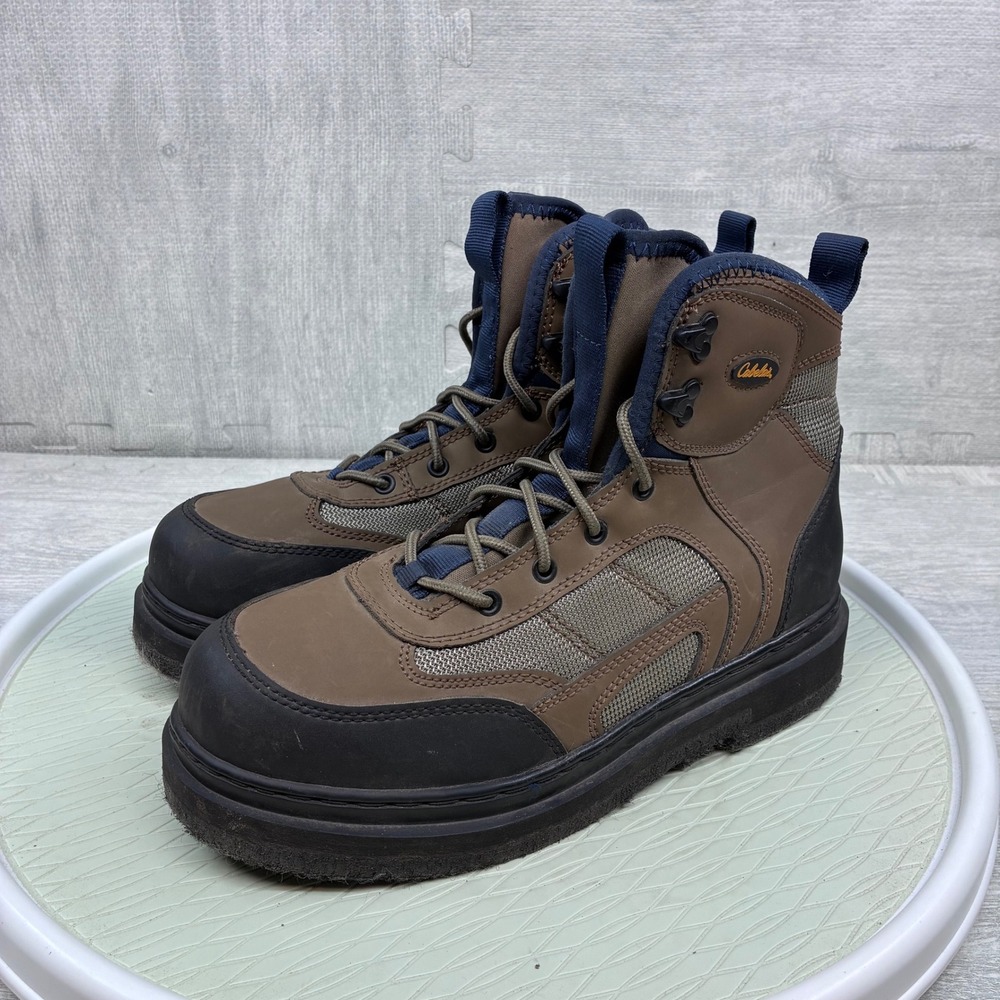 Cabela's Wading Boots Mens 10 Brown Felt Sole Fishing Lightweight CAB002565835